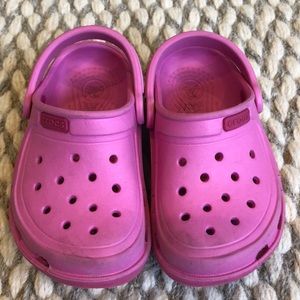 Pink Crocs